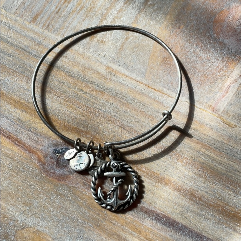 Alex and Ani Anchor charm bracelet